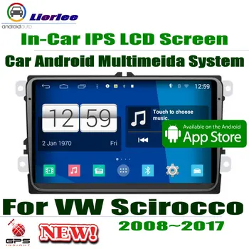 За Volkswagen Scirocco 2008~2017 Автомобилно радио мултимедиен плейър Carplayer Android System Core A53 PX5 9
