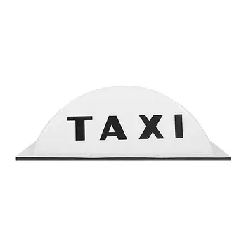 Знак за такси LED светлина магнитна база осветена 22W такси Топ светлина Универсална бяла таксиметрова светлина за 12V превозни средства Енергоспестяващо такси