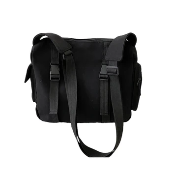 Издръжлива и функционална голяма чанта за кръстосано тяло Multi отделение за рамо чанта за ежедневна употреба 517D