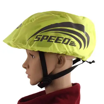 Каска Водоустойчив капак Светлоотразителна лента Колоездене MTB Каска за пътни велосипеди Дъждобран Покритие Оксфорд кърпа защита Covers