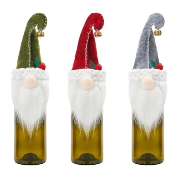 Коледа Gnome бутилка вино капак Gnome многофункционални бутилка орнамент доставки за фестивал празник парти кухня