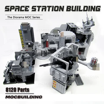 Космическа бойна станция MOC градивни блокове филм Диорама базова архитектура технология тухли колекция модел играчки Коледа подаръци