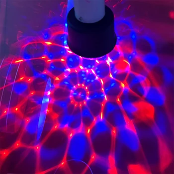 Мини диско светлини Магическа топка светлини LED сцена светлина атмосфера DJ светлина нощ светлина за рожден ден кола интериор декорация