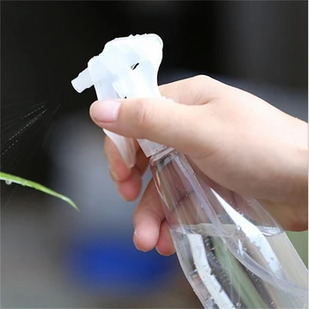 Нов 200 мл пластмасова почистваща ръчна спусъка спрей бутилка празна градинска вода бистра