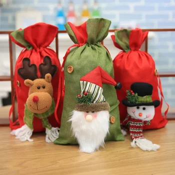 Нови коледни камбани бонбони подарък чанта Коледа деца подарък чанта коледна украса доставки дома декор