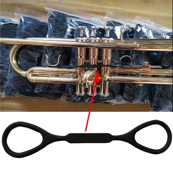Тромпет слайд запушалка пръстени низ въже професионален преносим музикален инструмент замяна ремонт аксесоари