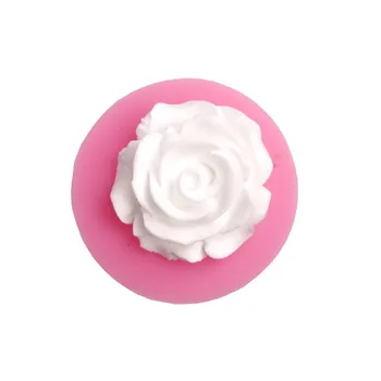 Цъфтяща роза цвете силиконов молд фондан форма торта декоративни инструменти шоколадова гъмпейст мухъл Инструменти за торта Доставка на сватба за рожден ден