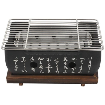 японски корейски барбекю грил фурна алуминиева сплав дървени въглища грил преносими парти аксесоари Домакински инструменти за барбекю