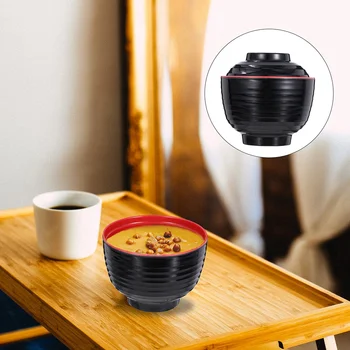 японски стил покритие малка купа Miso купа малка купа супа купа гореща купа пот гореща пот купа подправка купа японски мисо супа